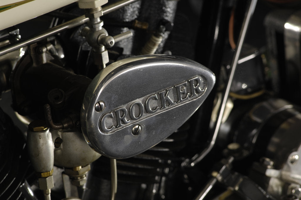 Detail of Crocker big tank V twin 1937 by Simon Clay