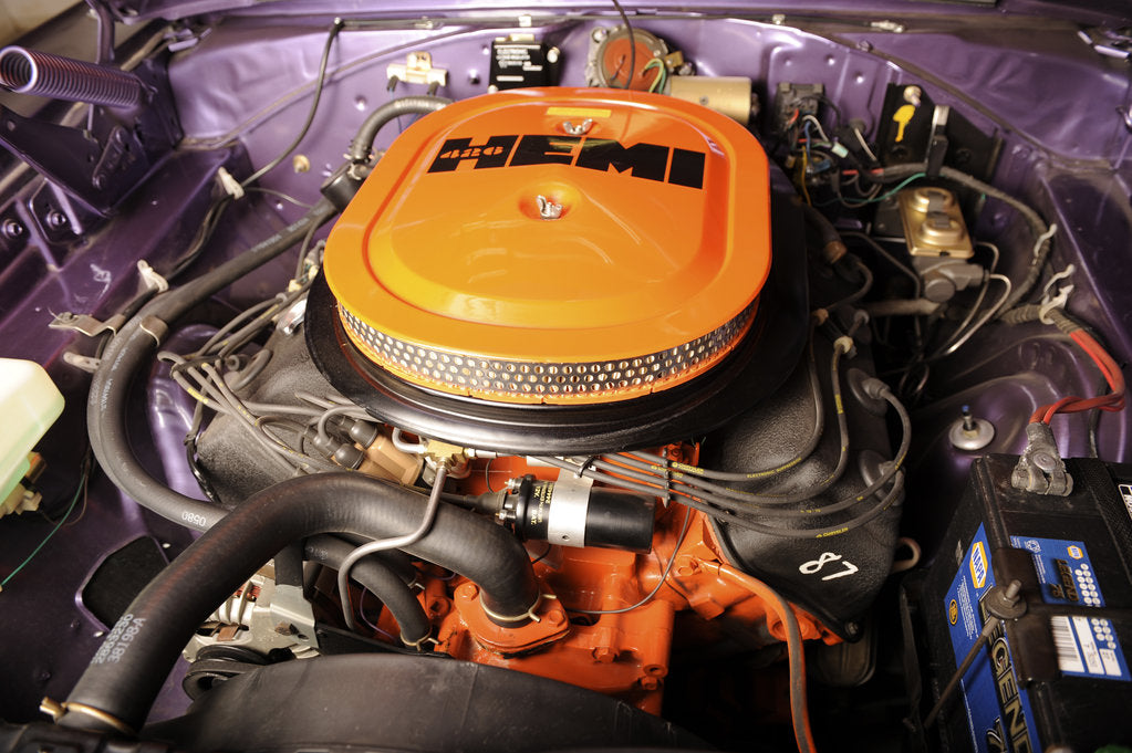 Detail of Dodge Coronet Hemi RT 1970 by Simon Clay