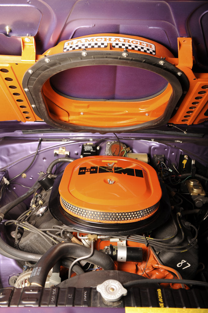 Detail of Dodge Coronet Hemi RT 1970 by Simon Clay
