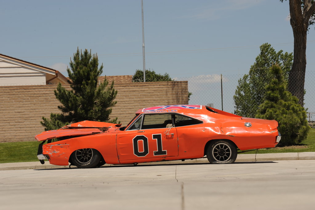 Detail of Dukes of Hazzard crashed by Simon Clay