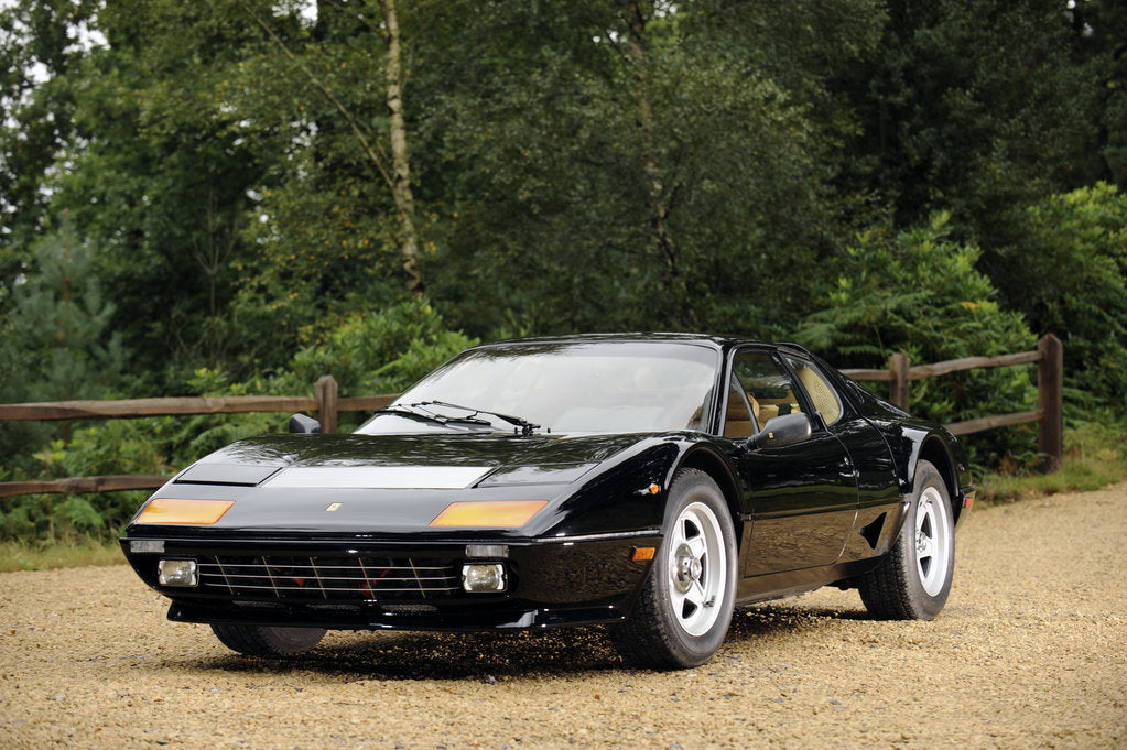 Detail of Ferrari 512i Berlinetta Boxer 1981 by Simon Clay