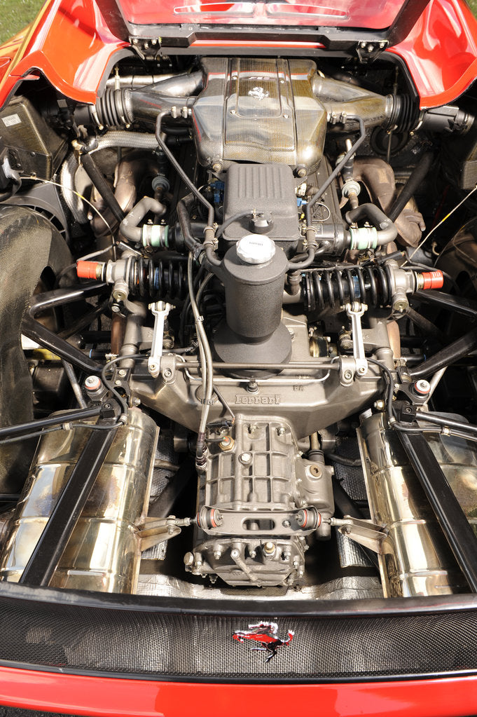 Detail of Ferrari F50 1996 by Simon Clay