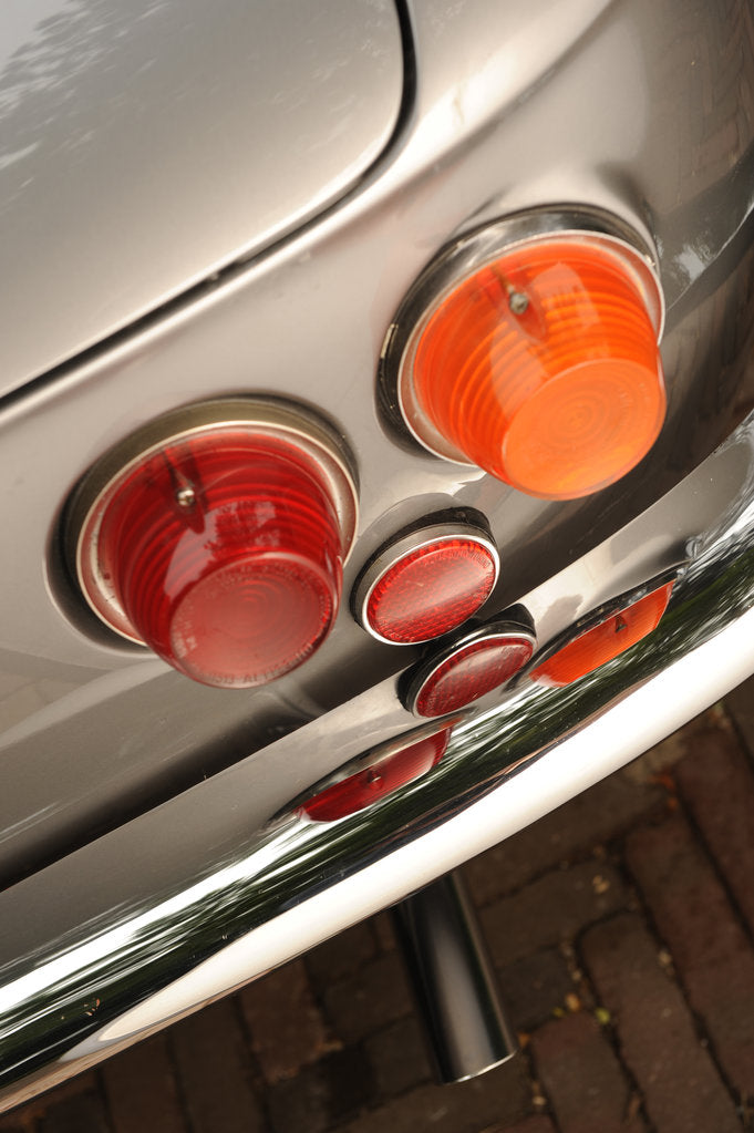 Detail of Fiat 1600s split window 1963 by Simon Clay