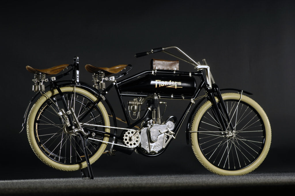 Detail of Flanders beltdrive single 1912 by Simon Clay