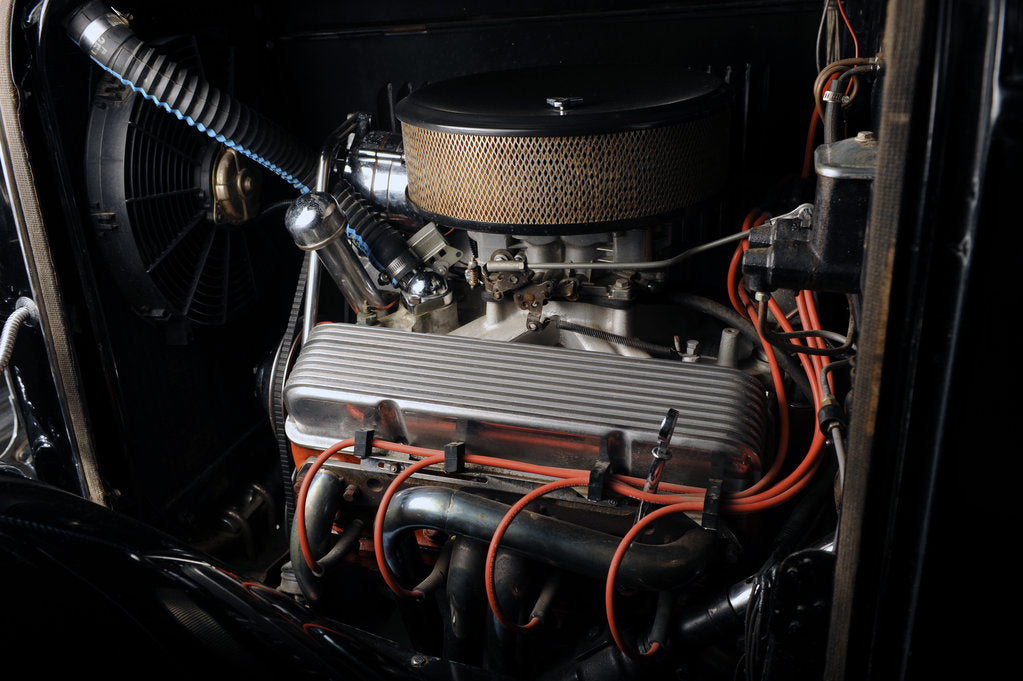 Detail of Ford 3 Window Coupe 1932 by Simon Clay