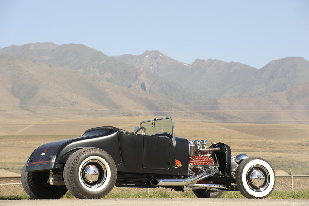 Detail of Ford Burning Desire Roadster 1927 by Simon Clay