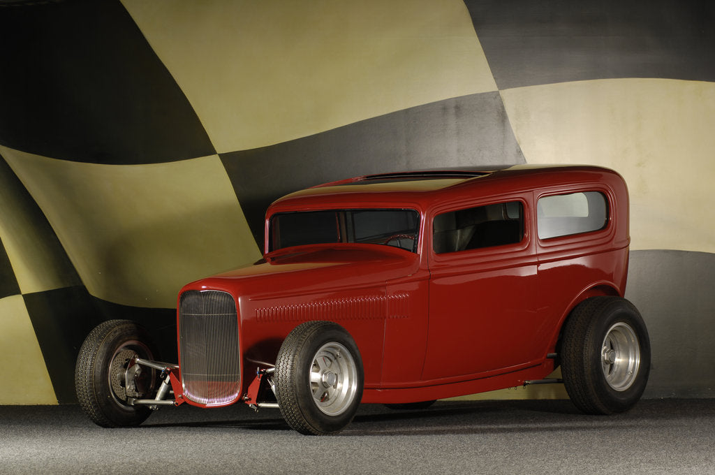 Detail of Ford Buttera Bradley Custom Sedan 1932 by Simon Clay