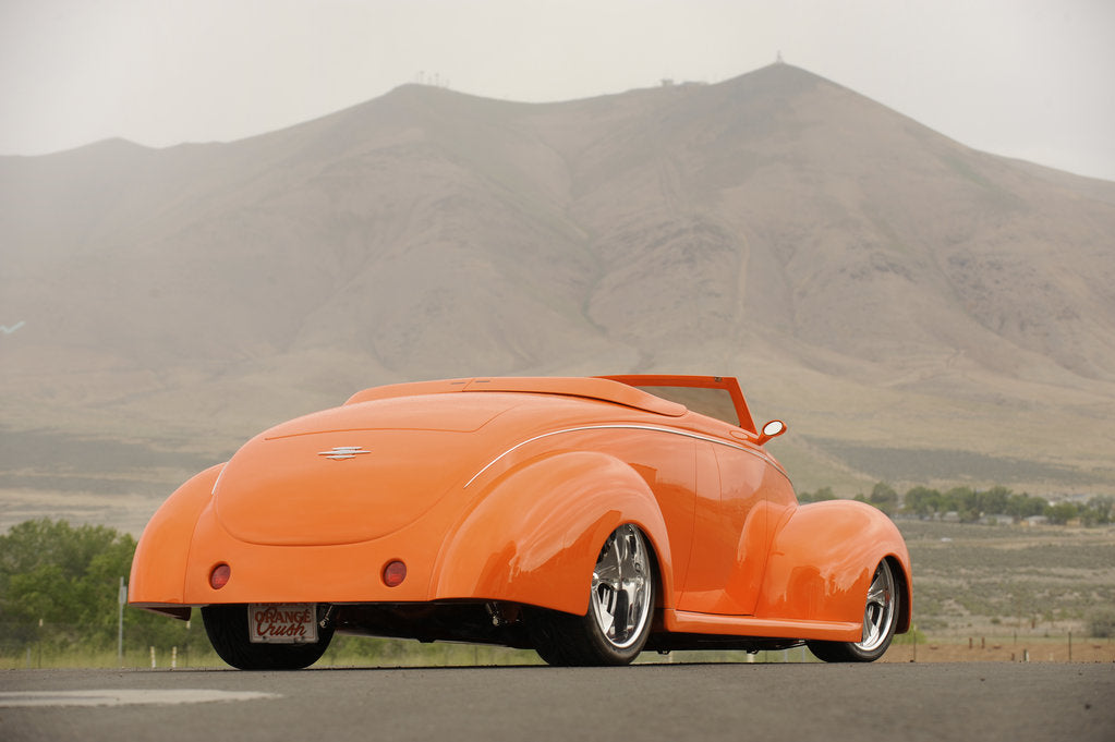 Detail of Ford Custom Orange Crush 1939 by Simon Clay