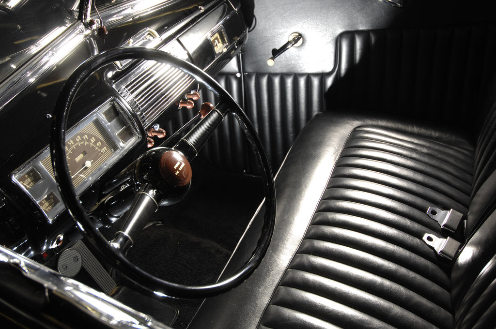 Detail of Ford Deluxe customised 1940 by Simon Clay