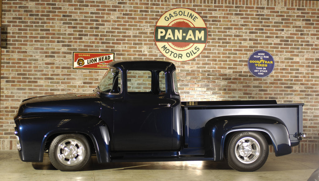Detail of Ford f 100 custom truck 1956 by Simon Clay