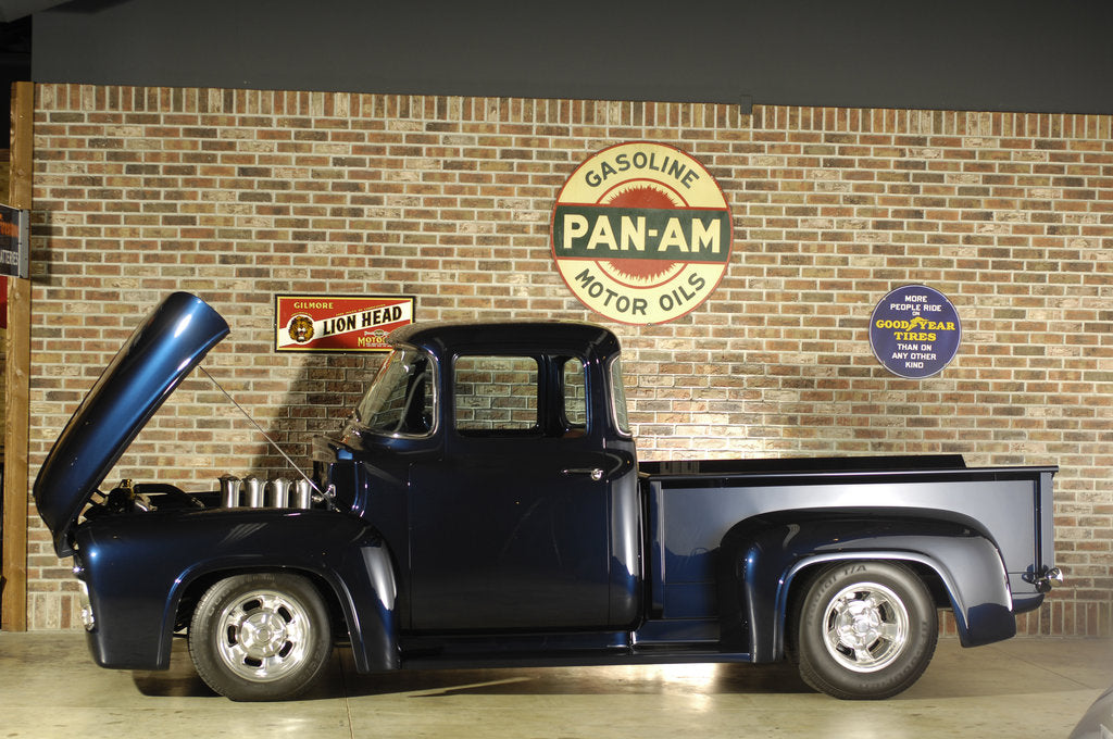 Detail of Ford f 100 custom truck 1956 by Simon Clay