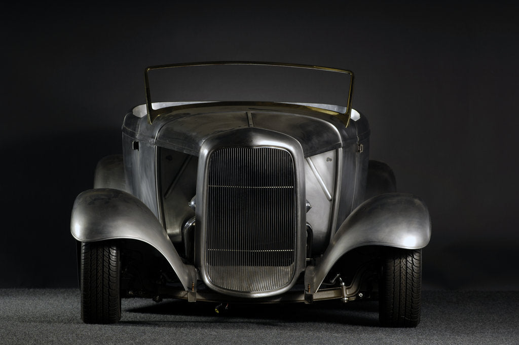 Detail of Ford Hot rod custom metal body 1934 by Simon Clay