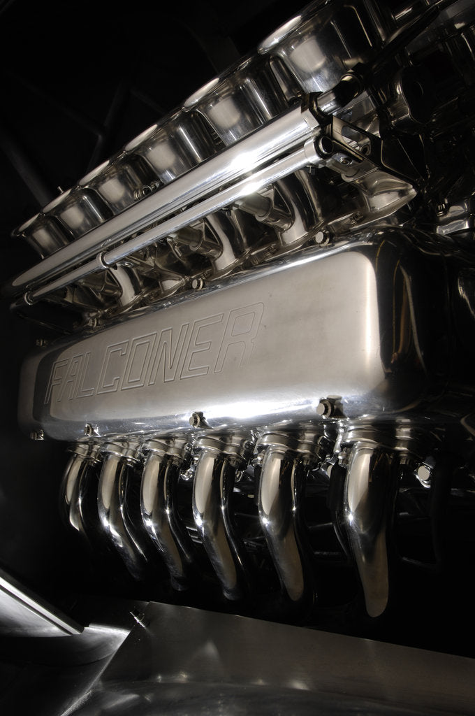 Detail of Ford Hot rod custom metal body 1934 by Simon Clay