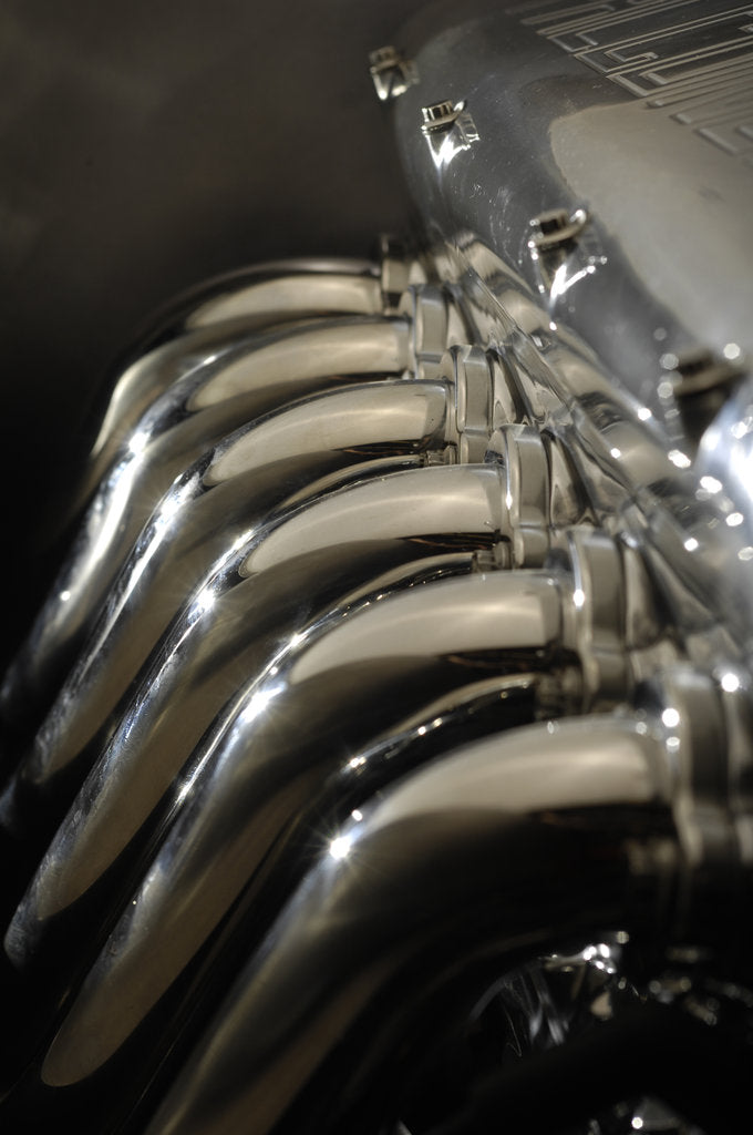 Detail of Ford Hot rod custom metal body 1934 by Simon Clay