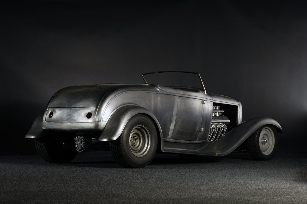 Detail of Ford Hot rod custom metal body 1934 by Simon Clay