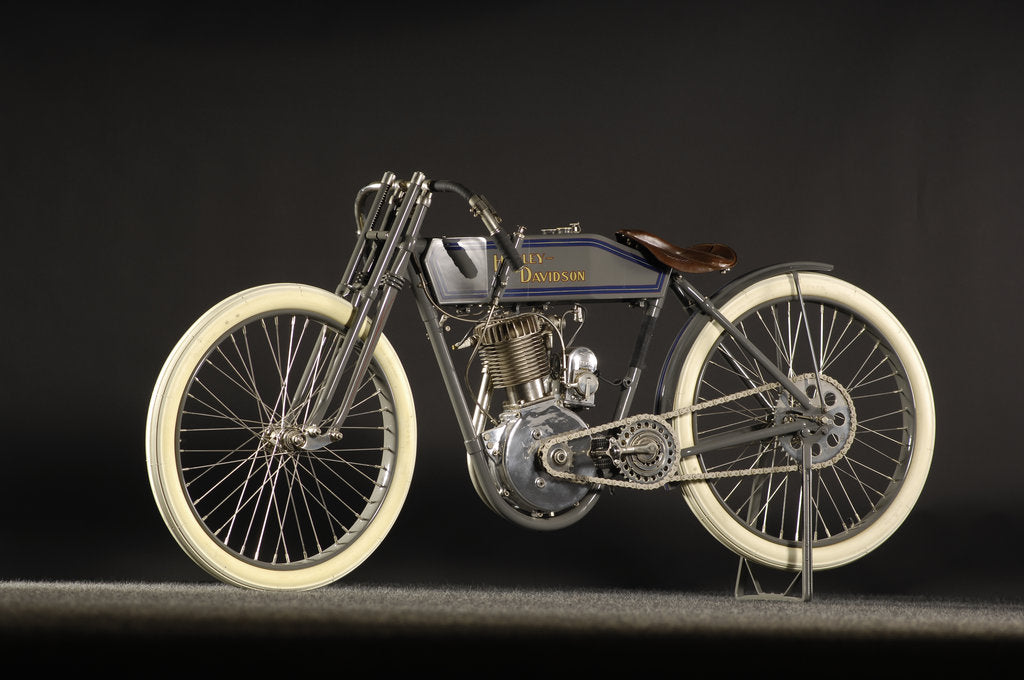 Detail of Harley Davidson Racer 1913 by Simon Clay