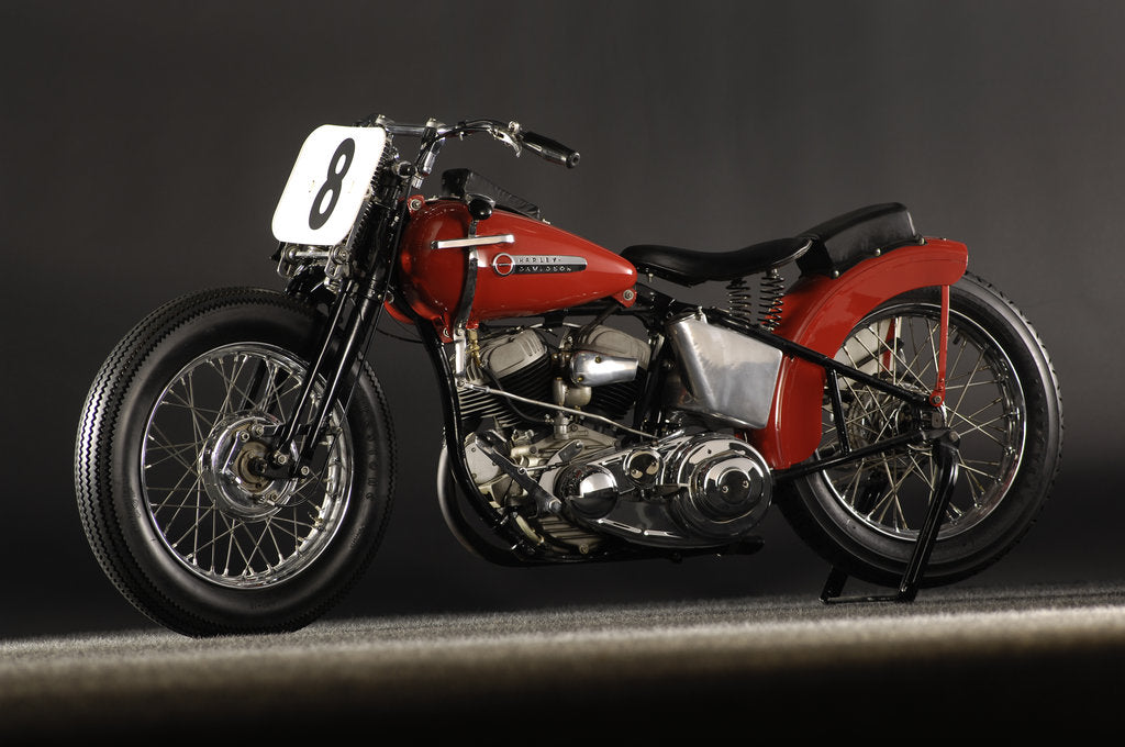 Detail of Harley Davidson WR Daytona 1948 by Simon Clay