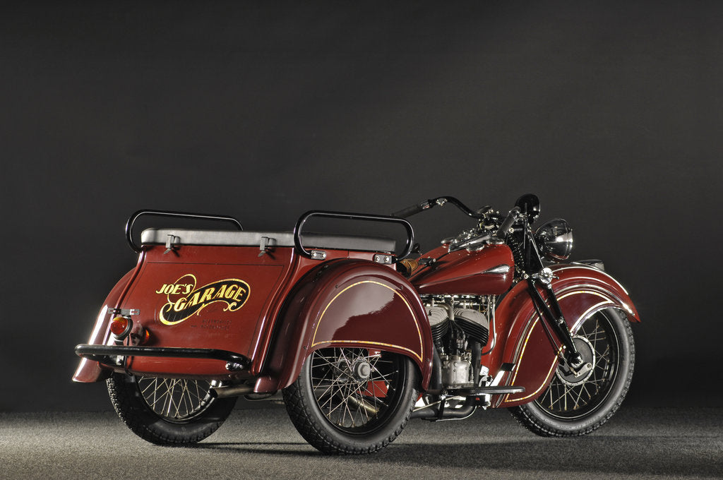 Detail of Indian despatch tow 3 wheeler 1940 by Simon Clay