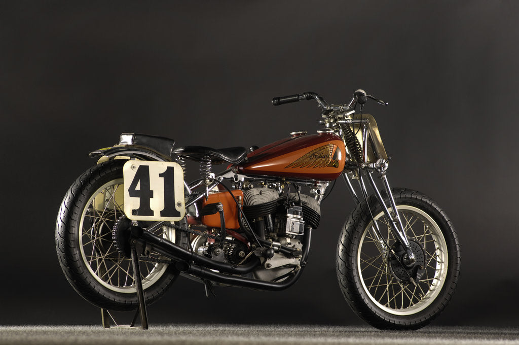 Detail of Indian Model 648  Big Base 1948 by Simon Clay