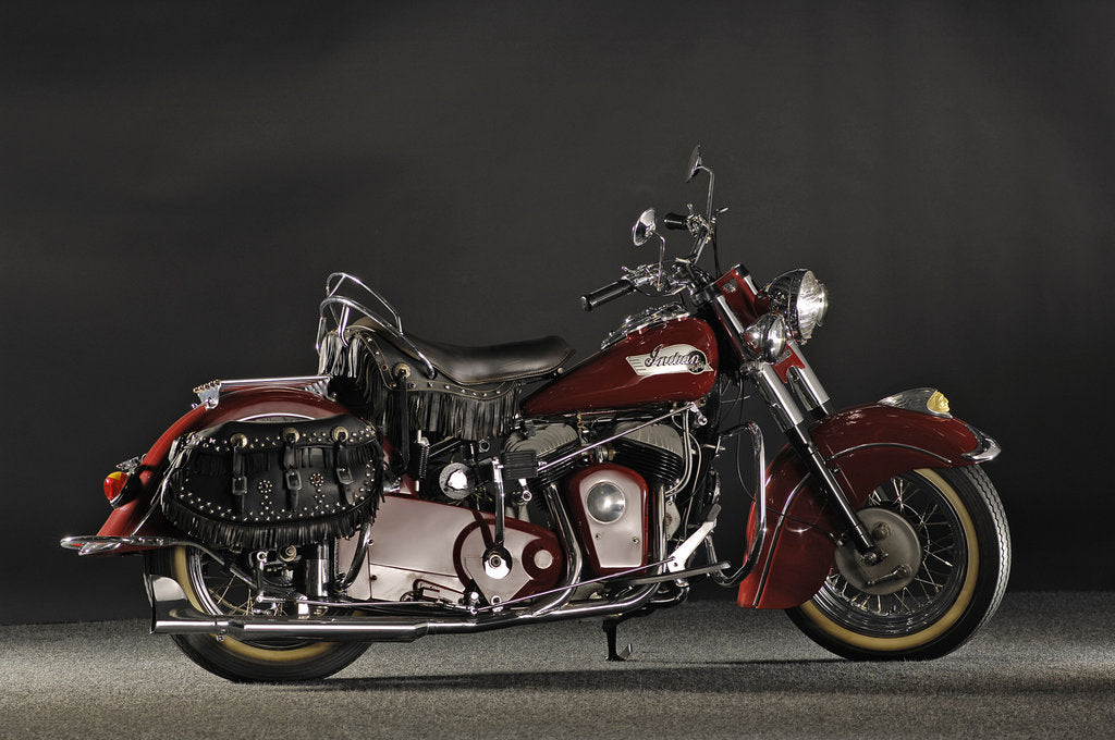 Detail of Indian Roadmaster Chief 1953 by Simon Clay