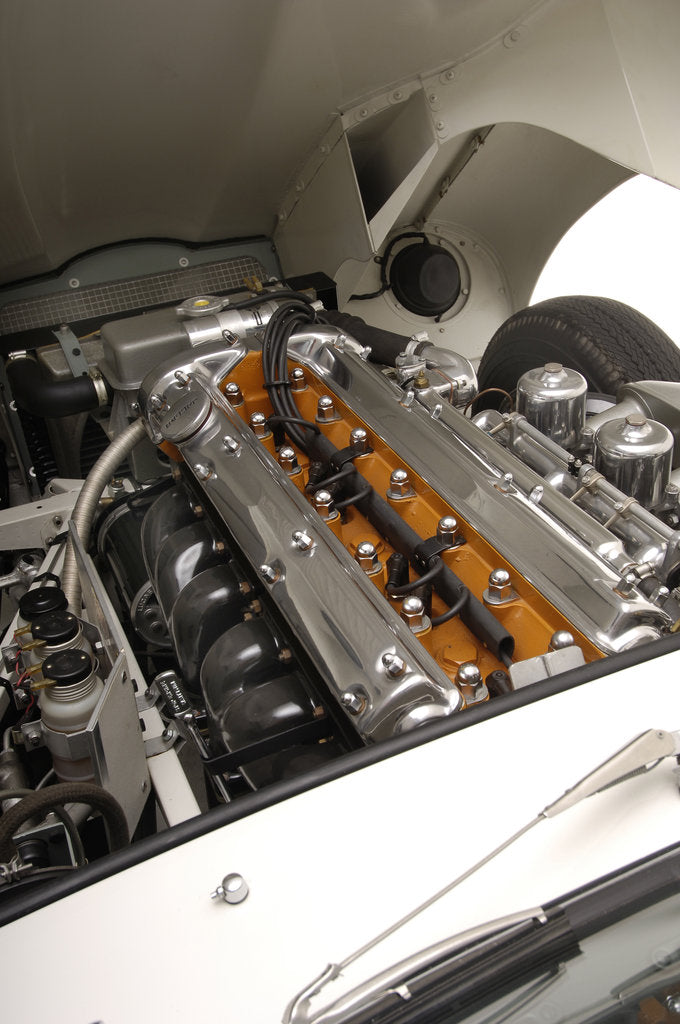 Detail of Jaguar E type 1961 by Simon Clay