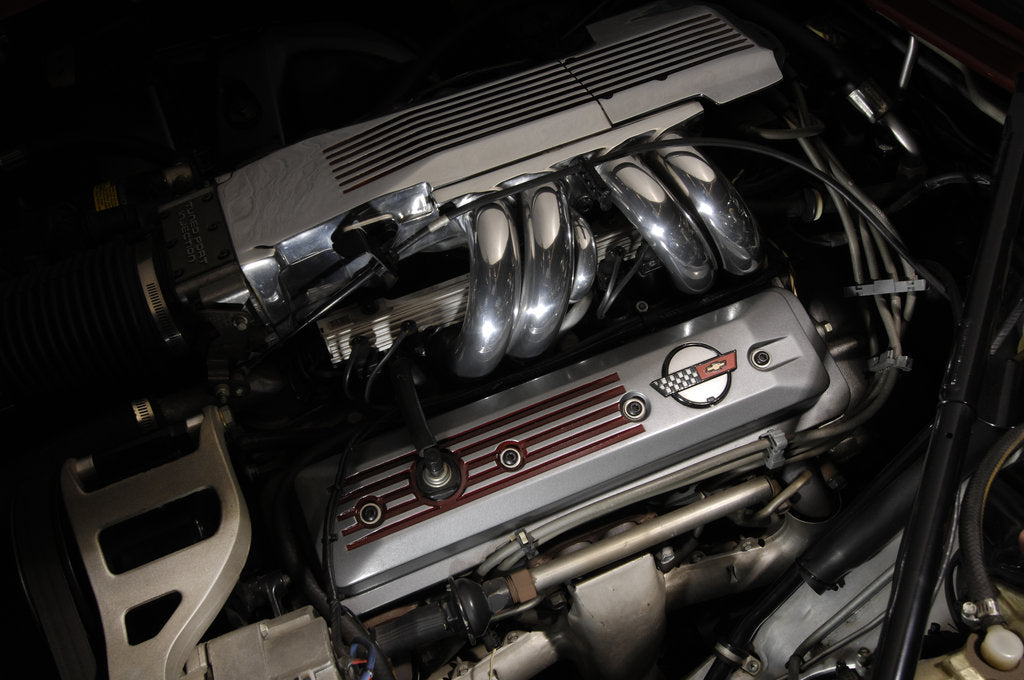 Detail of Jaguar XJS with Porsche 944 wheel arches 1976 by Simon Clay
