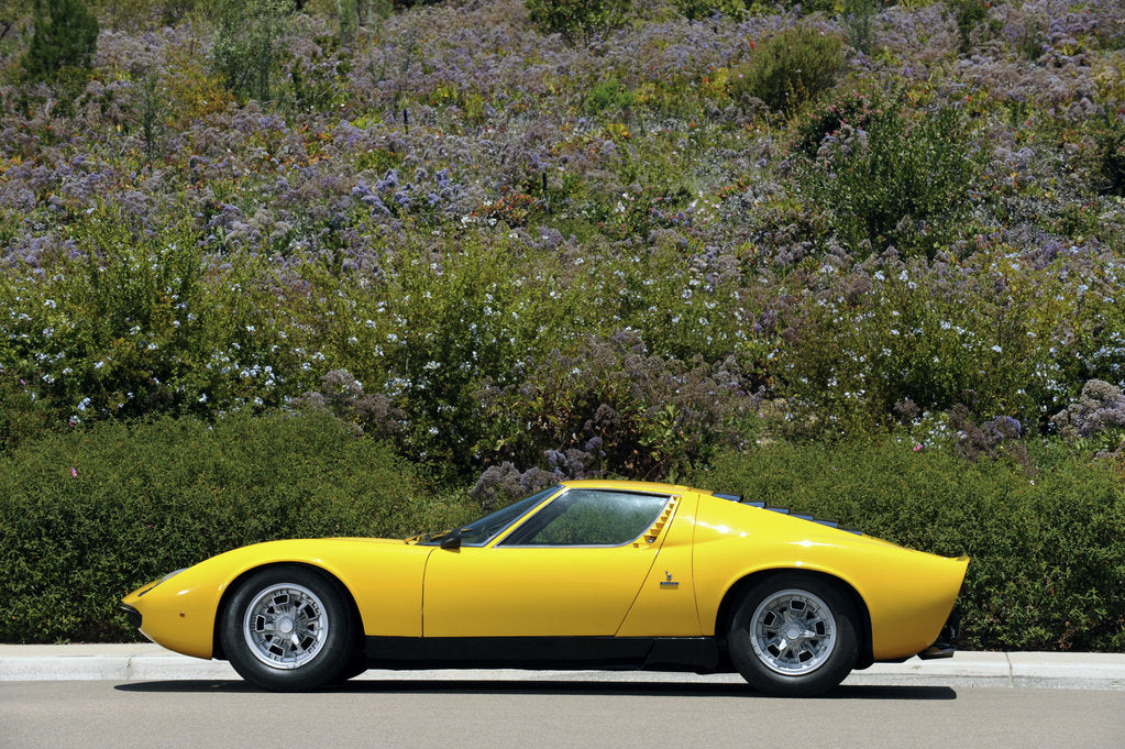 Detail of Lamborghini Miura p400s 1970 by Simon Clay
