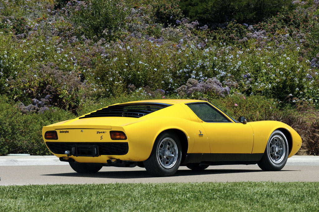 Detail of Lamborghini Miura p400s 1970 by Simon Clay