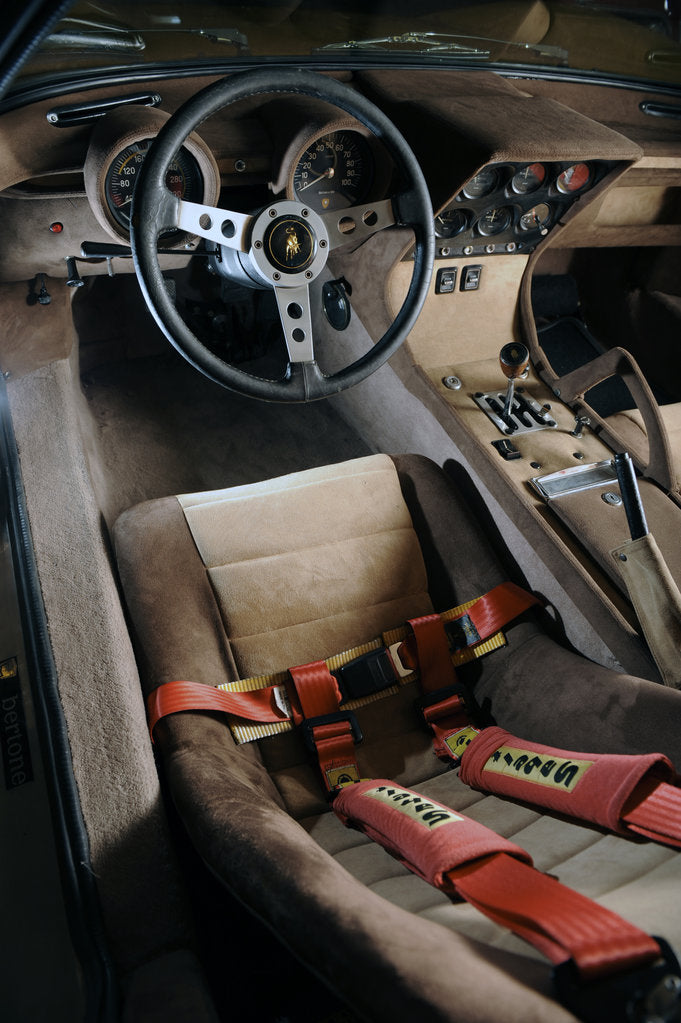 Detail of Lamborghini Miura p400s 1970 by Simon Clay