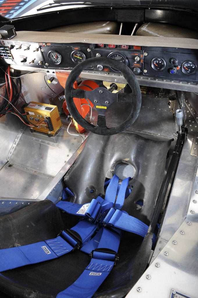 Detail of Lancia Martini Le Mans car chasis no 0007 1983 by Simon Clay