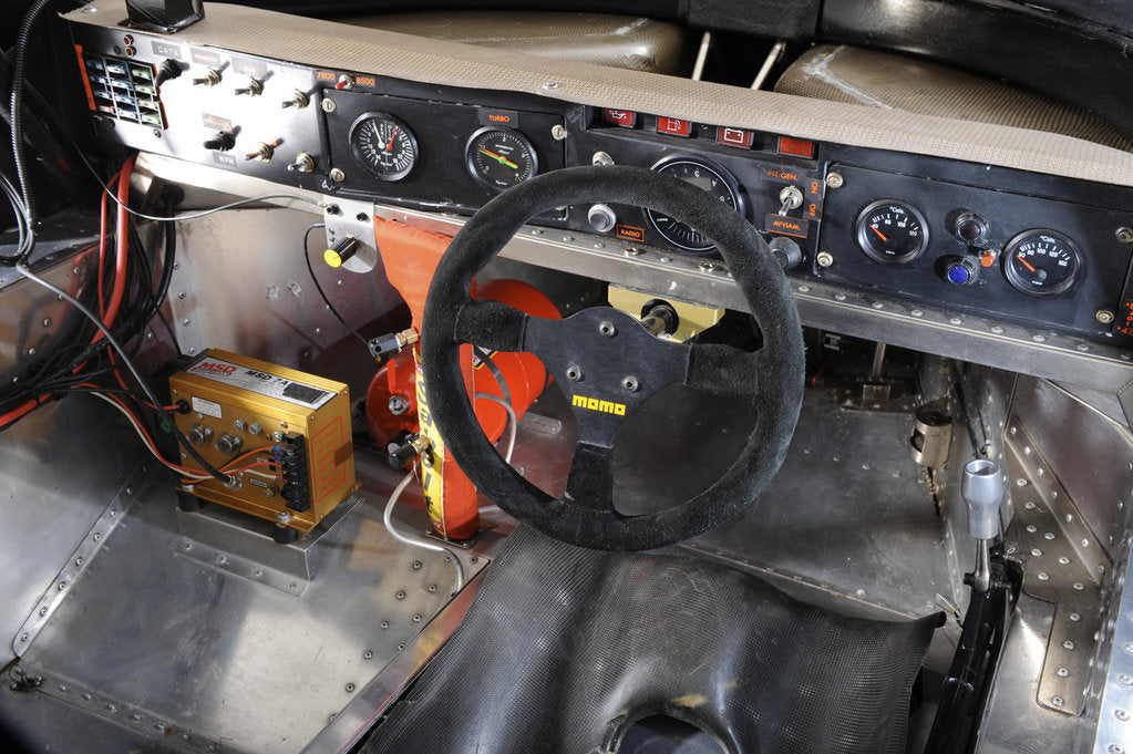 Detail of Lancia Martini Le Mans car chasis no 0007 1983 by Simon Clay