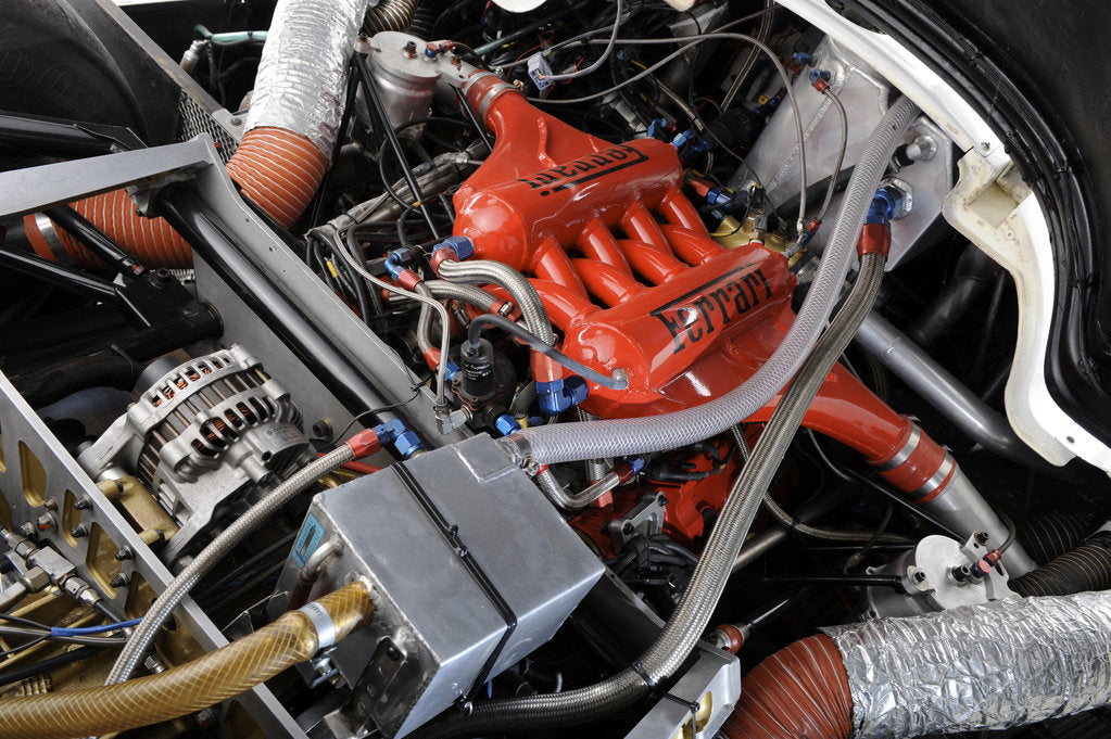 Detail of Lancia Martini Le Mans car chasis no 0007 1983 by Simon Clay