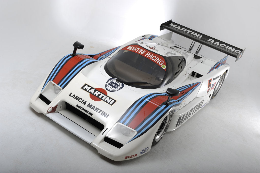 Detail of Lancia Martini Le Mans car chasis no 0007 1983 by Simon Clay