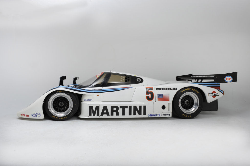 Detail of Lancia Martini Le Mans car chasis no 0007 1983 by Simon Clay