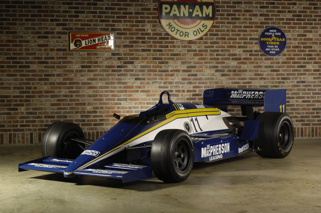 Detail of March-Brabham indianapolis racing car 1987 by Simon Clay