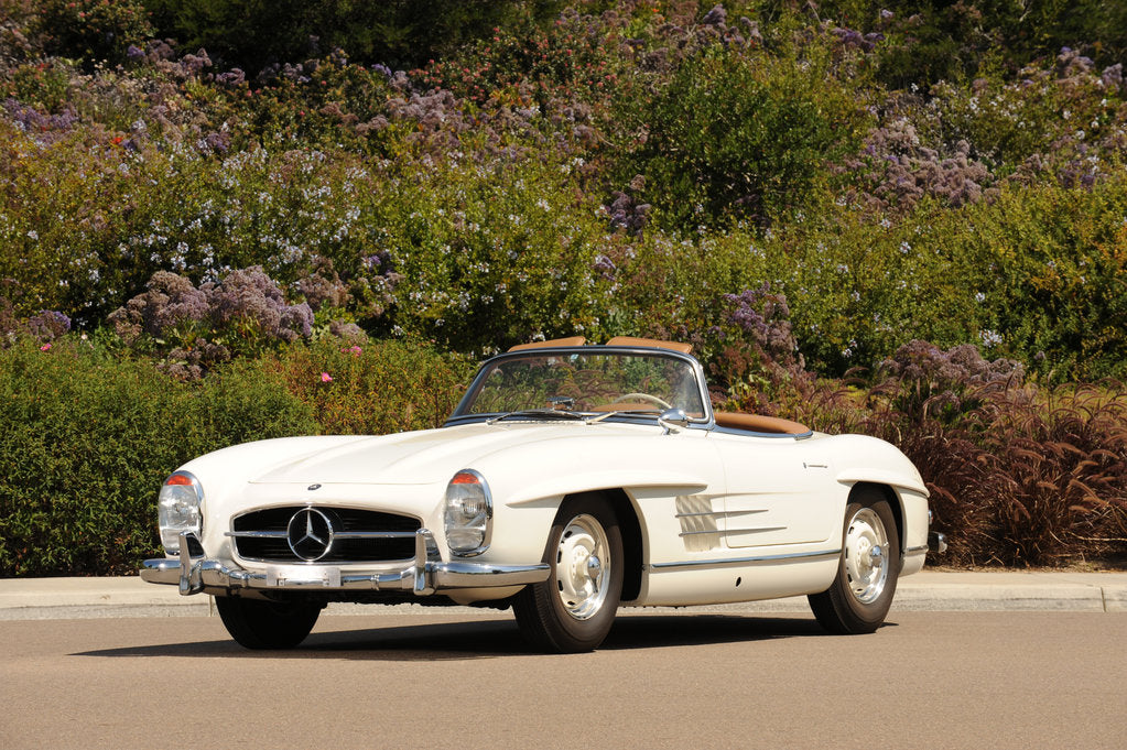 Detail of Mercedes Benz 300 SL roadster 1958 by Simon Clay