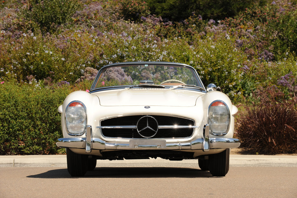 Detail of Mercedes Benz 300 SL roadster 1958 by Simon Clay