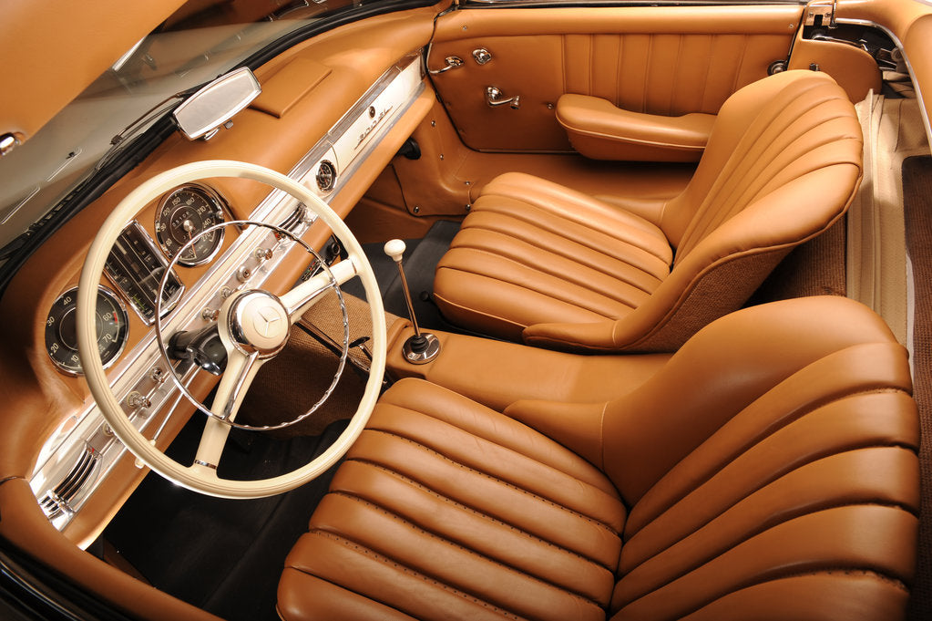 Detail of Mercedes Benz 300 SL roadster 1958 by Simon Clay