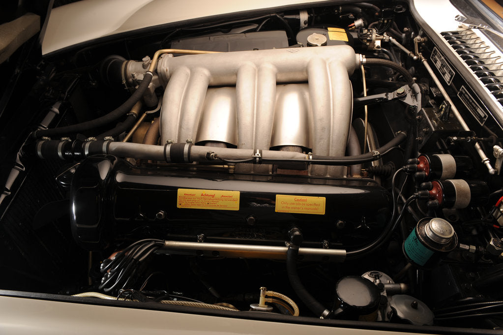 Detail of Mercedes Benz 300 SL roadster 1958 by Simon Clay