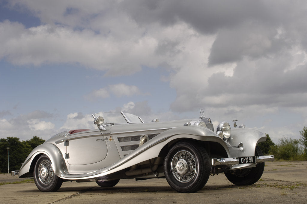Detail of 1937 Mercedes Benz 540 k special roadster by Simon Clay