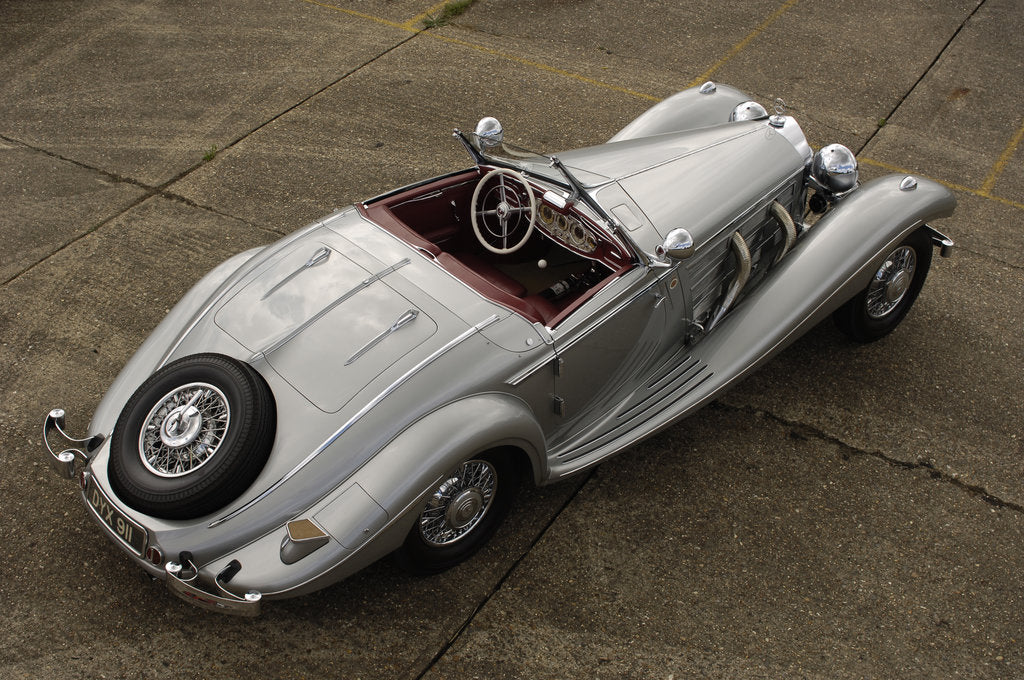 Detail of 1937 Mercedes Benz 540 k special roadster by Simon Clay