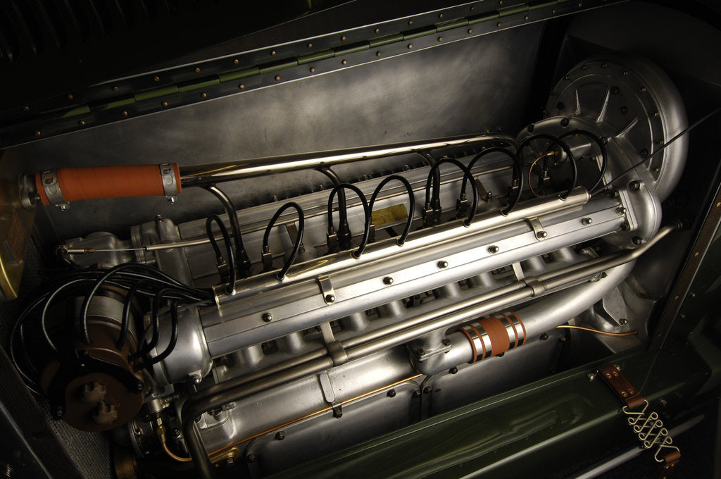 Detail of MILLER 122 supercharged 1923 by Simon Clay