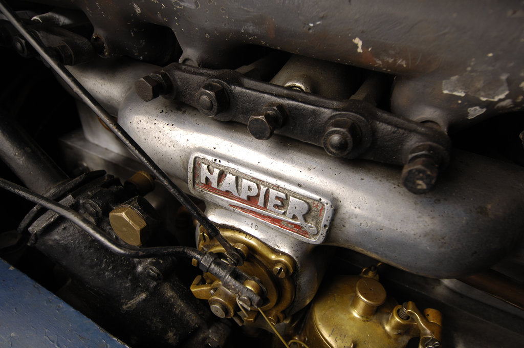 Detail of Napier open tourer 1913 by Simon Clay