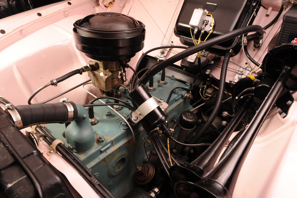 Detail of Nash rolltop convertible Marilyn Monroe 1951 by Simon Clay