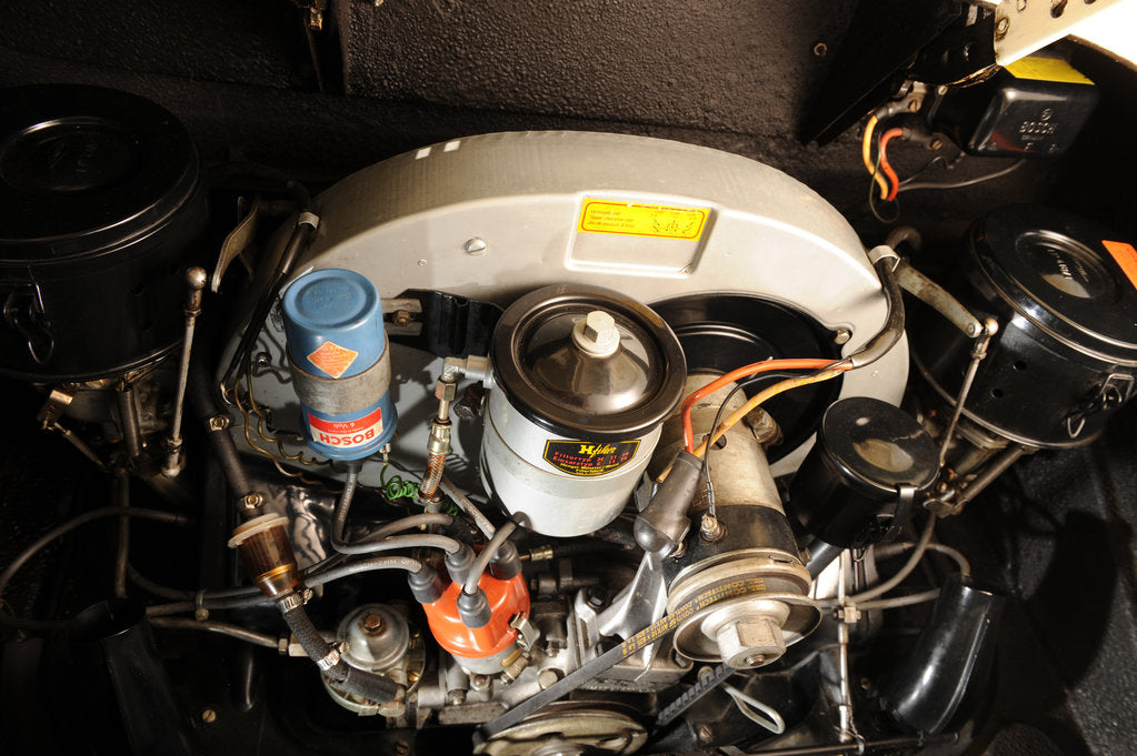 Detail of Porsche 356 1600 Super 1960 by Simon Clay