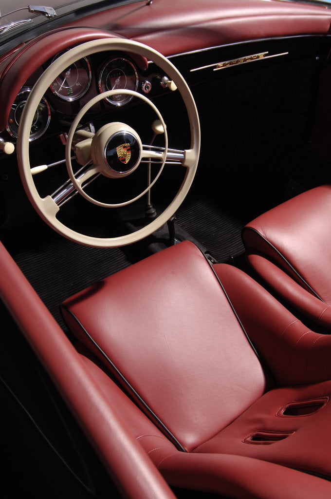 Detail of 1956 Porsche Spyder - James Dean replica by Simon Clay