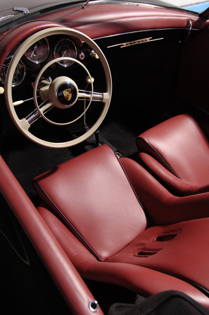Detail of 1956 Porsche Spyder - James Dean replica by Simon Clay