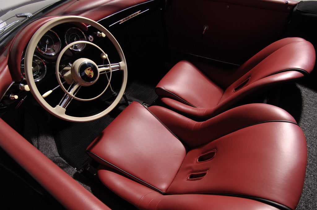 Detail of 1956 Porsche Spyder - James Dean replica by Simon Clay