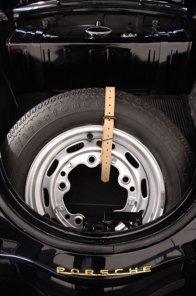 Detail of 1956 Porsche Spyder - James Dean replica by Simon Clay