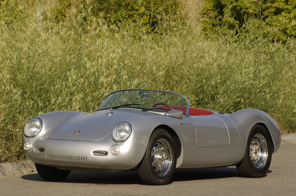 Detail of 1956 Porsche Spyder - James Dean replica by Simon Clay